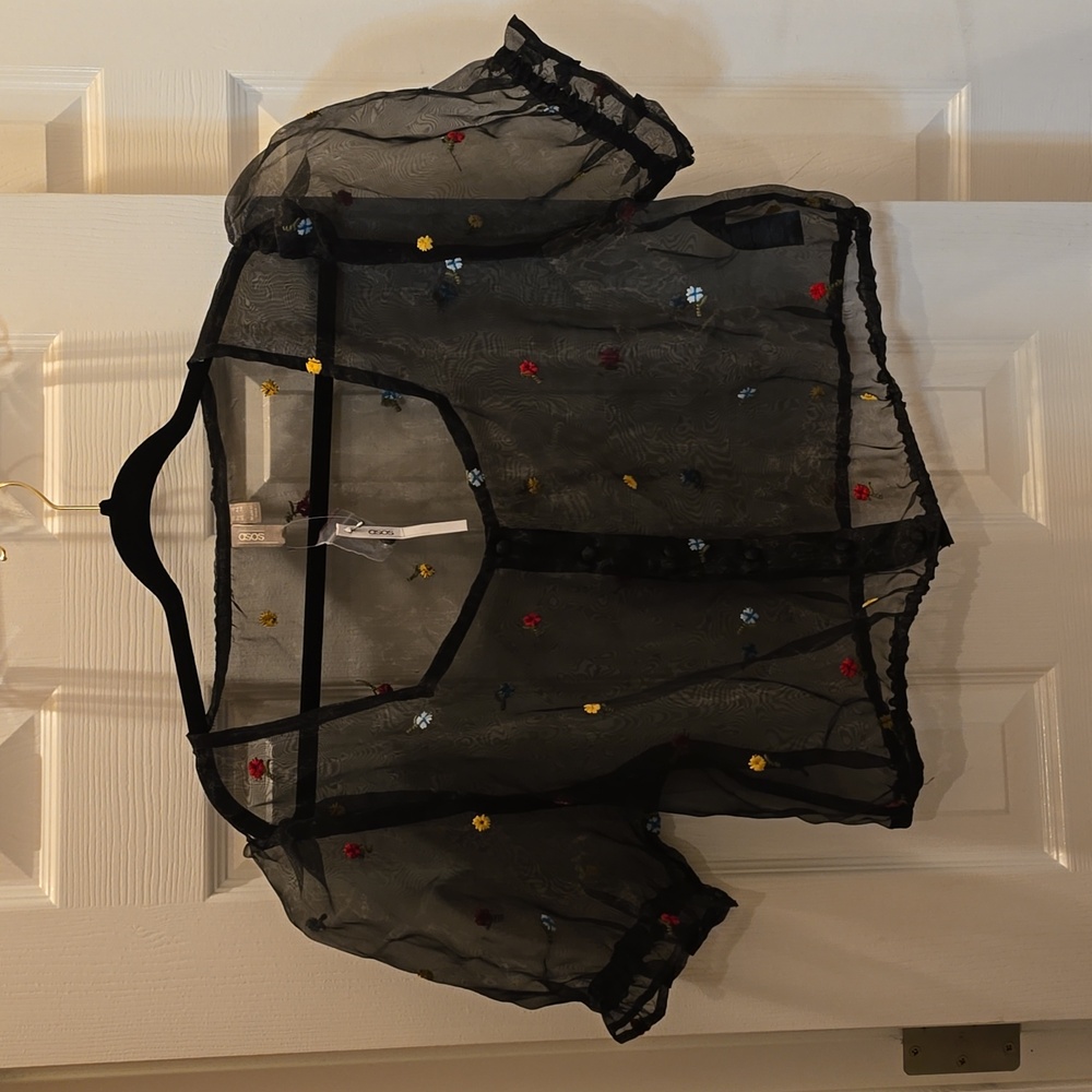 Black shirt Asos size 14